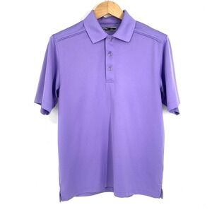 Callaway Mens Golf Polo Shirt Short Sleeve Purple Size S Performance‎ Tech